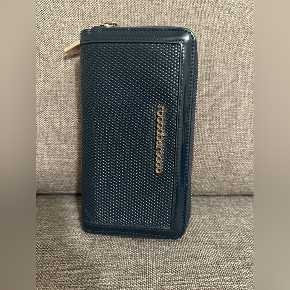 Authentic Rocco Barocco Wallet Navy Blue - Picture 3 of 16